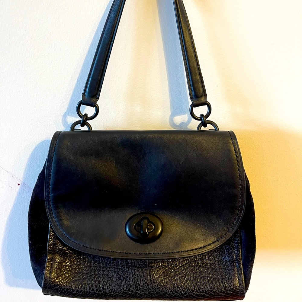 Coach black handbag